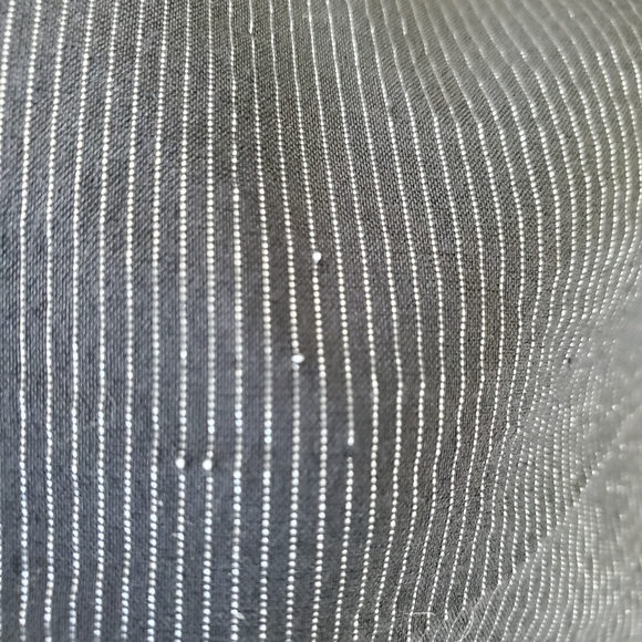 3/$30 Le Chateau black with Silver Men's Long Sleeve Button Down Shirt - Picture 4 of 7